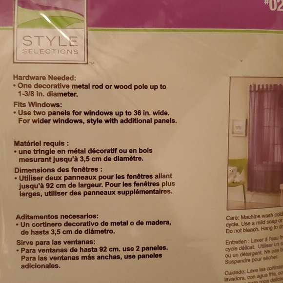 Style Collections Panel curtains - Picture 5 of 6